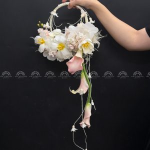 Hoa Cưới Vòng hoa mùa xuân hạnh phúc A473