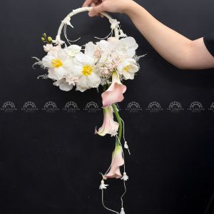 Hoa Cưới Vòng hoa mùa xuân hạnh phúc A473