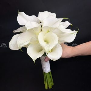 Hoa Cưới 15 Calla Lily Trắng - Hoa Rum Hà Lan A475