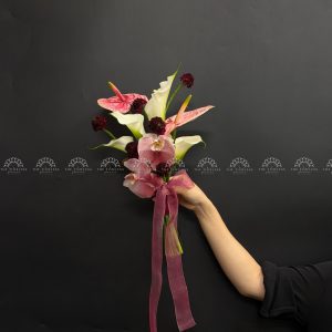 Hoa Cưới Calla lily và Lan Hồ Điệp A472