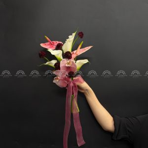 Hoa Cưới Calla lily và Lan Hồ Điệp A472