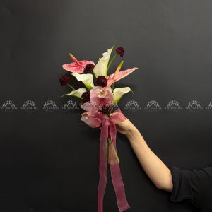 Hoa Cưới Calla lily và Lan Hồ Điệp A472