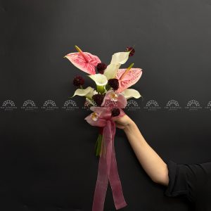 Hoa Cưới Calla lily và Lan Hồ Điệp A472