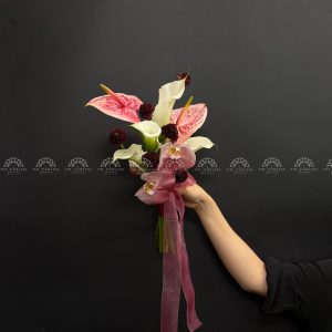 Hoa Cưới Calla lily và Lan Hồ Điệp A472