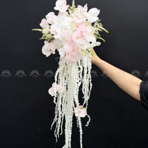 Hoa Cưới Thác hoa Lan Hồ Điệp mix Astilbe A470