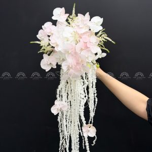 Hoa Cưới Thác hoa Lan Hồ Điệp mix Astilbe A470
