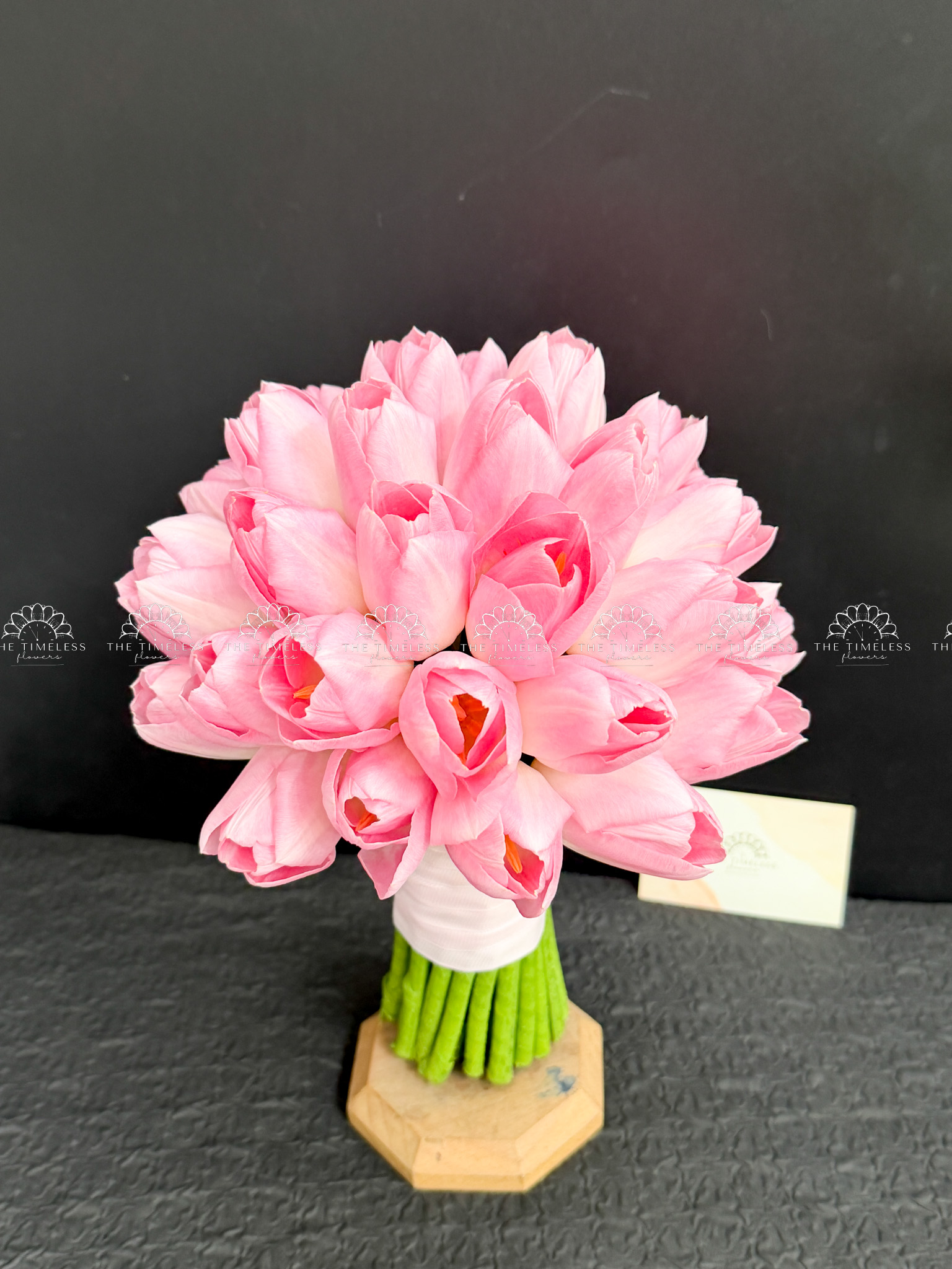 Hoa Cưới 25 Tulip Hồng A491