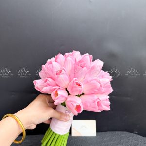 Hoa Cưới 25 Tulip Hồng A491