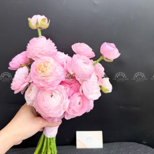 Hoa Cưới Mao Lương hồng A492
