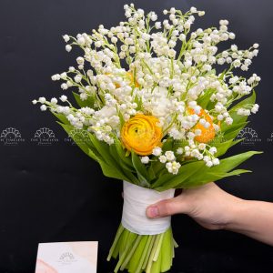 Hoa Cưới 50 Cành Linh Lan mix Mao lương A495