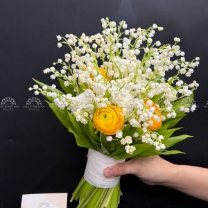 Hoa Cưới 50 Cành Linh Lan mix Mao lương A495