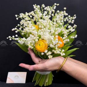Hoa Cưới 50 Cành Linh Lan mix Mao lương A495