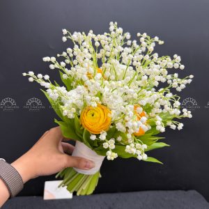 Hoa Cưới 50 Cành Linh Lan mix Mao lương A495