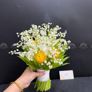 Hoa Cưới 50 Cành Linh Lan mix Mao lương A495