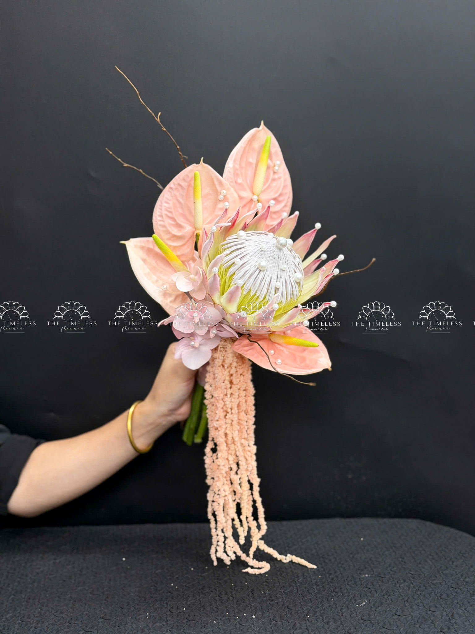Hoa Cưới Thảo Đường Hoàng Đế - King Protea Hồng - A500