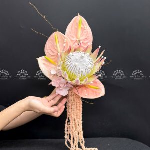 Hoa Cưới Thảo Đường Hoàng Đế - King Protea Hồng - A499