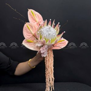 Hoa Cưới Thảo Đường Hoàng Đế - King Protea Hồng - A499
