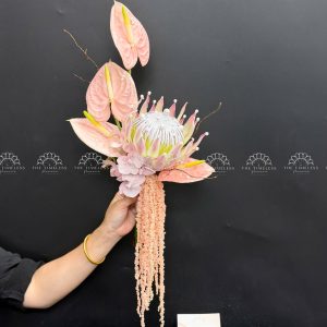 Hoa Cưới Thảo Đường Hoàng Đế - King Protea Hồng - A499