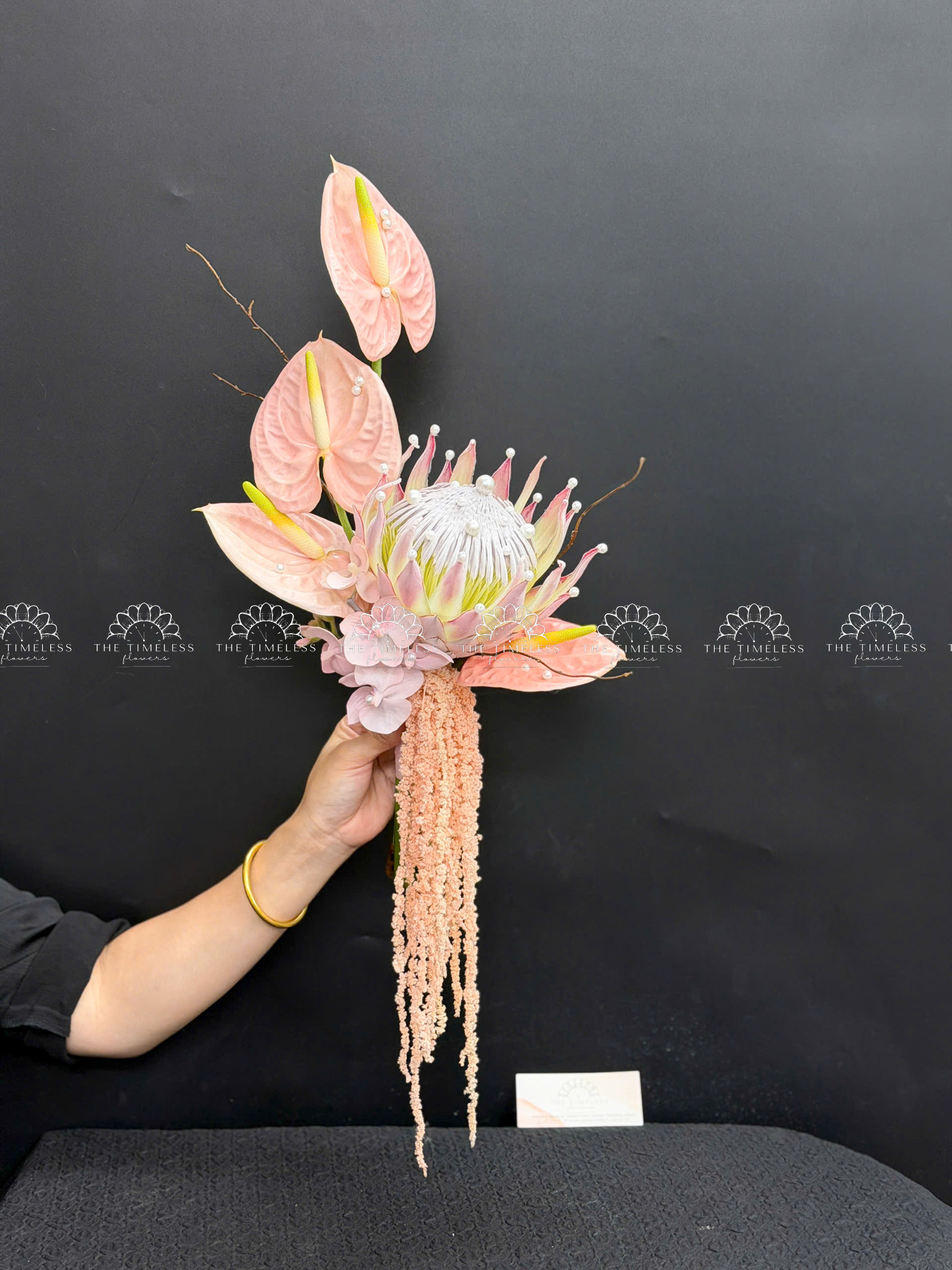 Hoa Cưới Thảo Đường Hoàng Đế - King Protea Hồng - A499