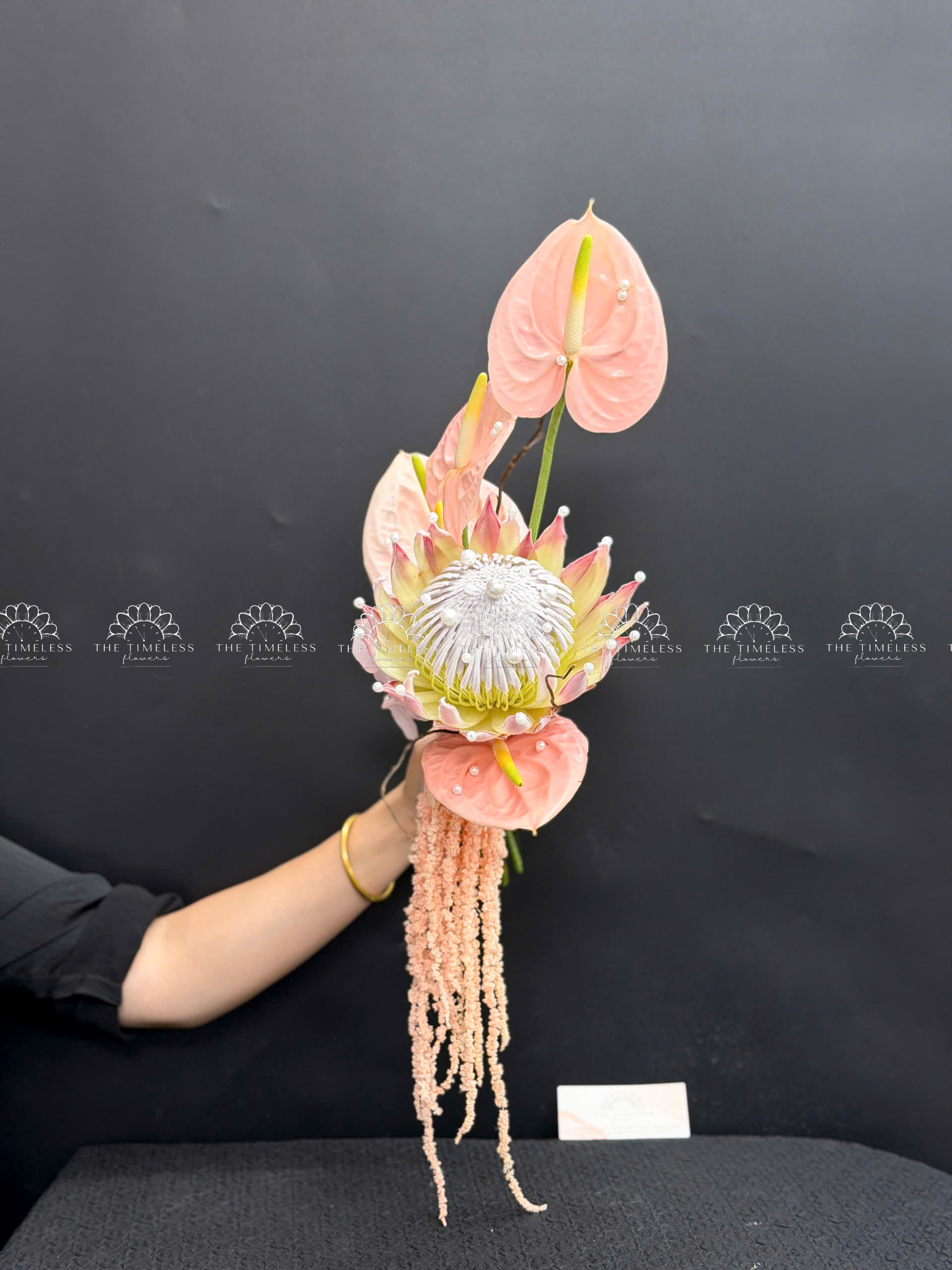 Hoa Cưới Thảo Đường Hoàng Đế - King Protea Hồng - A499