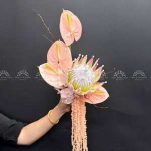Hoa Cưới Thảo Đường Hoàng Đế - King Protea Hồng - A499