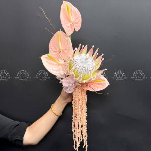 Hoa Cưới Thảo Đường Hoàng Đế - King Protea Hồng - A499