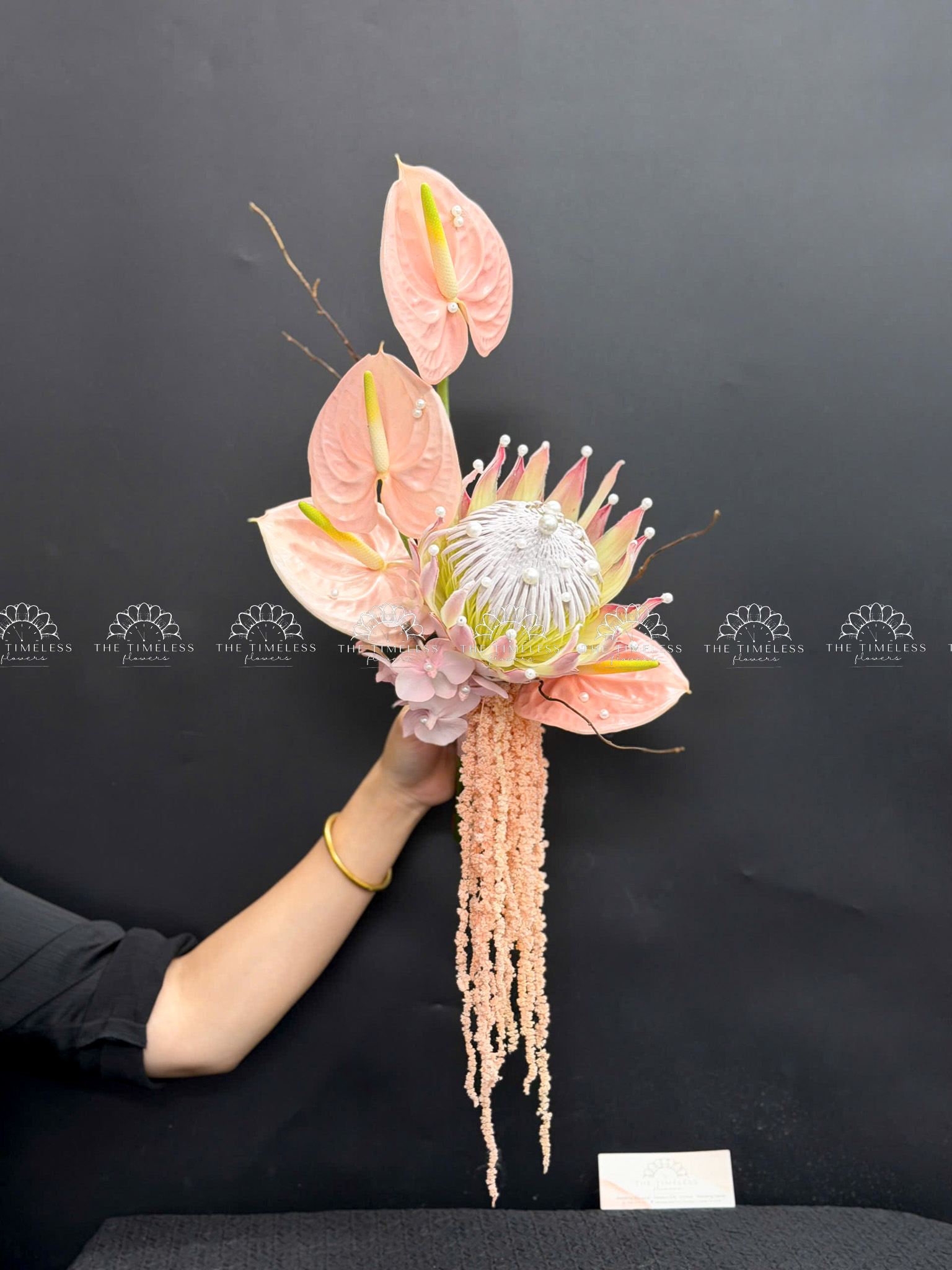 Hoa Cưới Thảo Đường Hoàng Đế - King Protea Hồng - A499