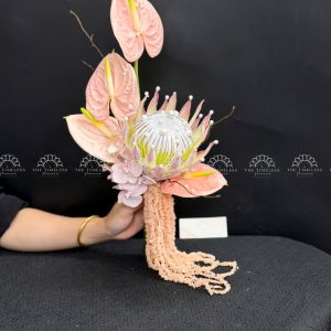 Hoa Cưới Thảo Đường Hoàng Đế - King Protea Hồng - A499