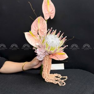 Hoa Cưới Thảo Đường Hoàng Đế - King Protea Hồng - A499
