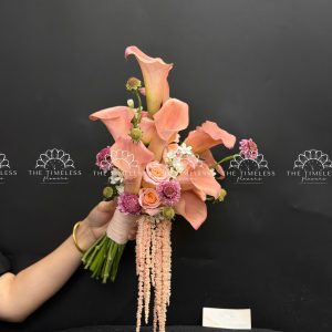 Hoa Cưới Calla Lily - Rum Hà Lan Nâu Cam A498